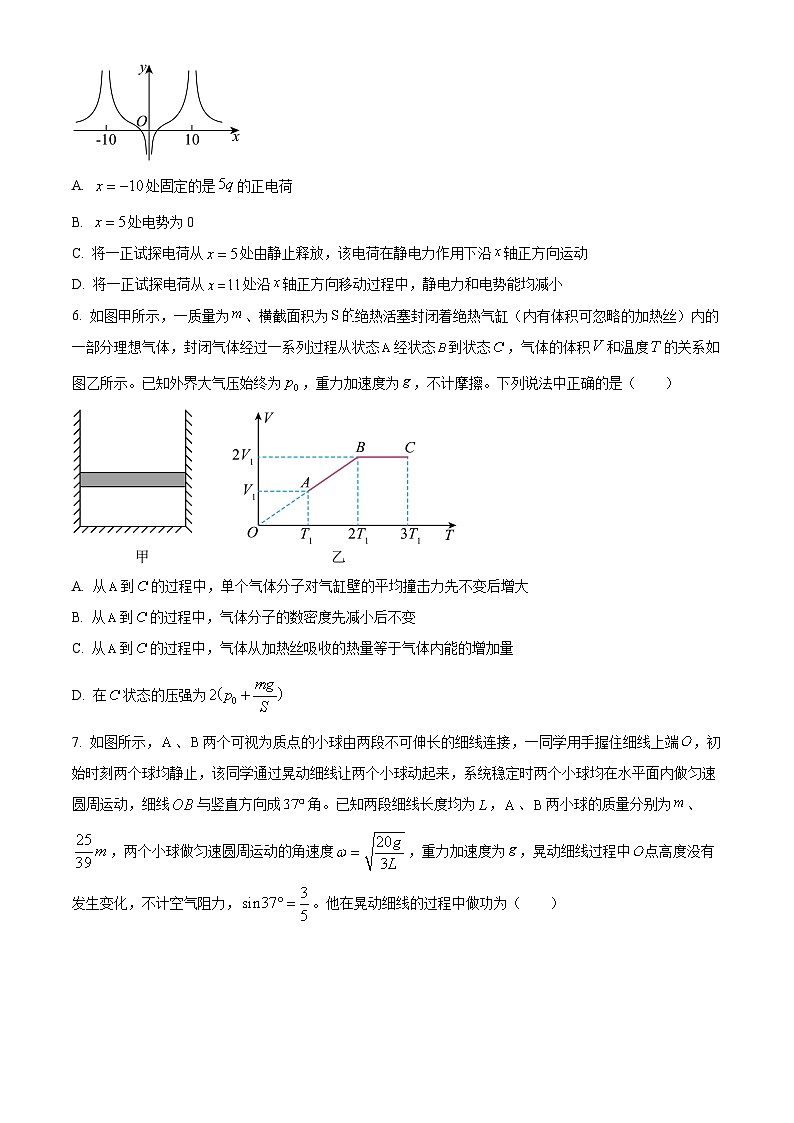 2025届河北省联考高三下学期模拟预测物理试题（高考模拟）第3页