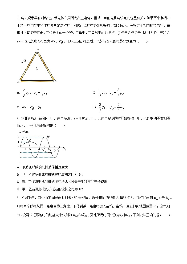 2025届河南省十校教研联盟高三下学期4月联合模拟考试物理试卷（高考模拟）第2页