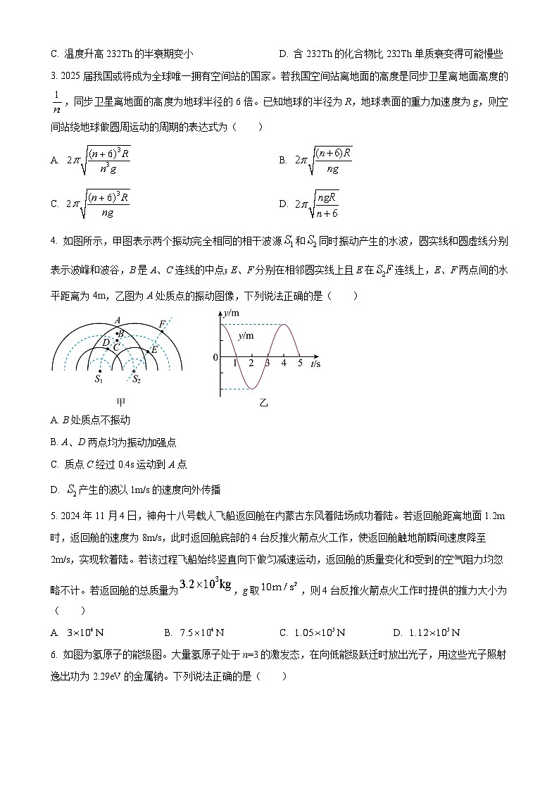 辽西重点高中2025届高三第二次模拟考试物理试题（原卷版）第2页