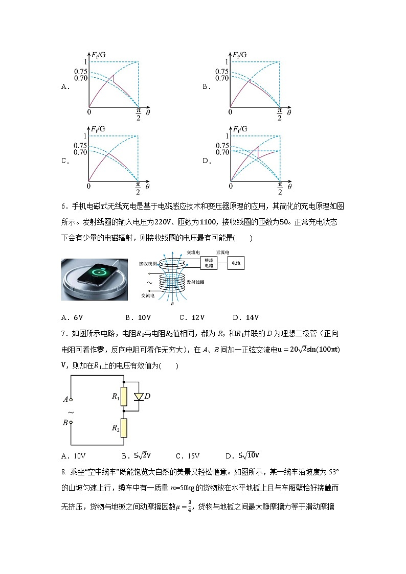 物理：2025届安徽省普通高中高三下学期高考模拟训练(七)试题（解析版）第3页