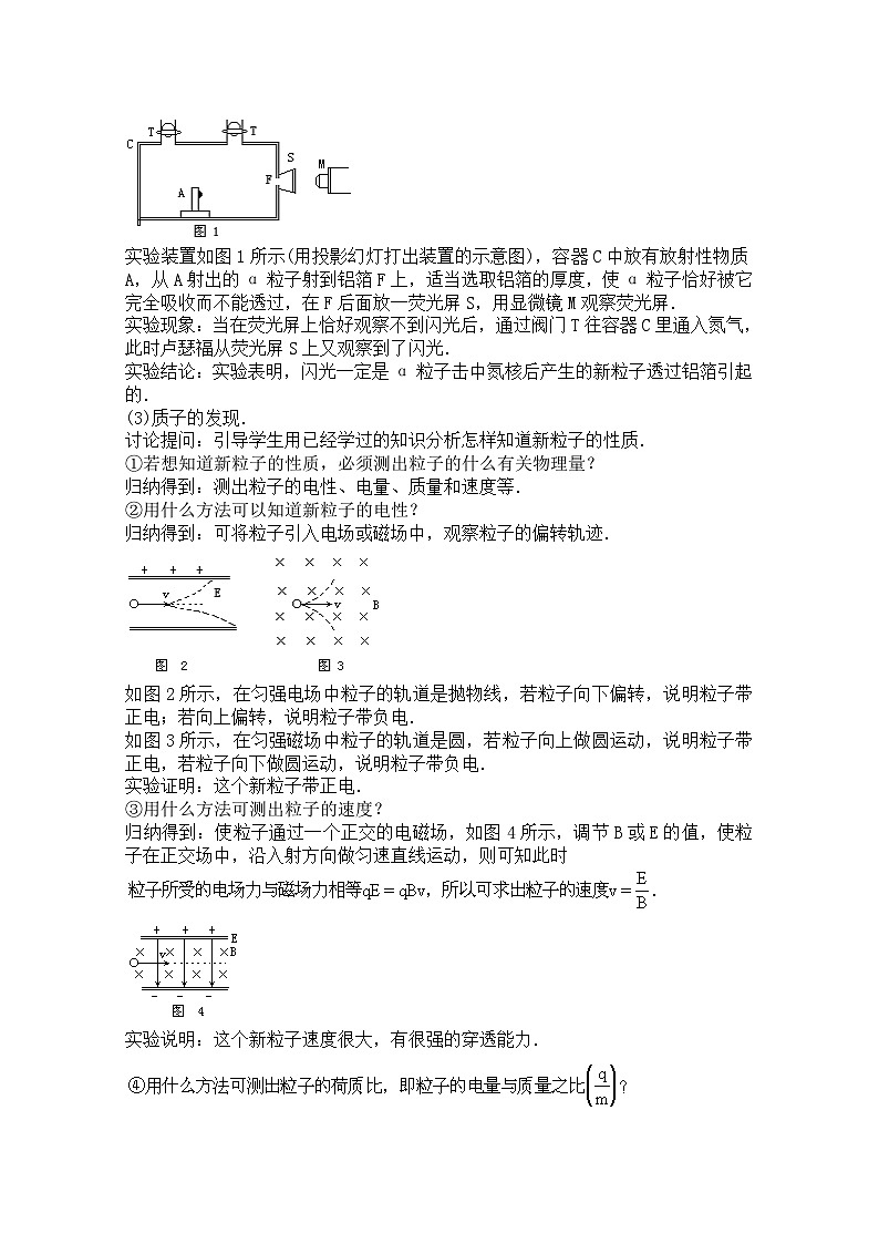 高中物理人教版（2019） 《原子核的组成》 教案第2页
