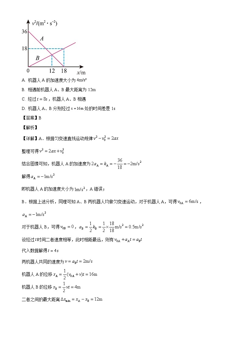 2025届山东省德州市高三下学期三模物理试题（解析版）第2页