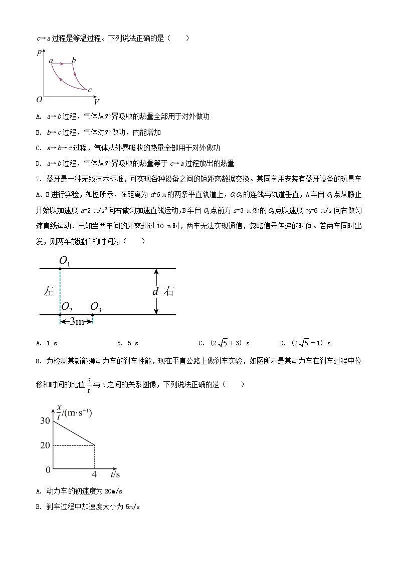 江西省南昌市2023_2024学年高二物理下学期期末考试含解析第2页