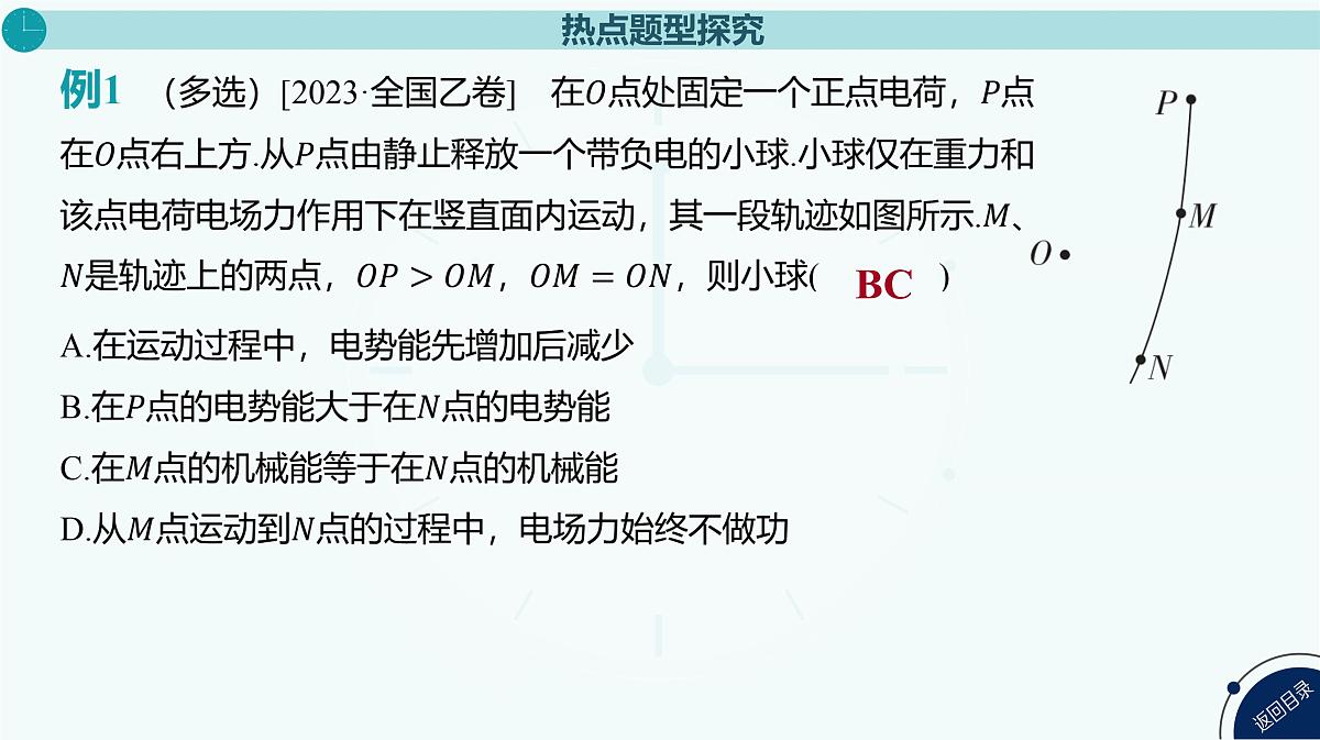 2025年高中物理复习配套课件 专题十三 带电粒子在电场中运动的综合问题第4页