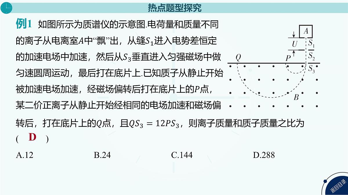 2025年高中物理复习配套课件 专题十八 洛伦兹力与现代科技第5页