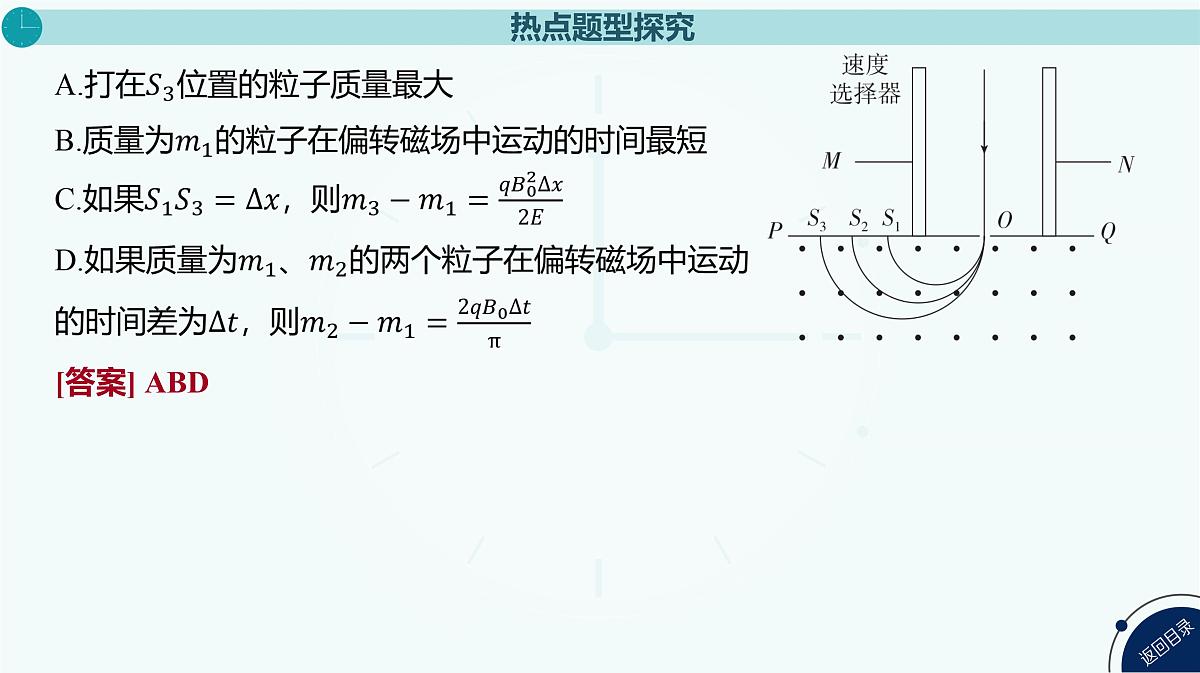 2025年高中物理复习配套课件 专题十八 洛伦兹力与现代科技第8页