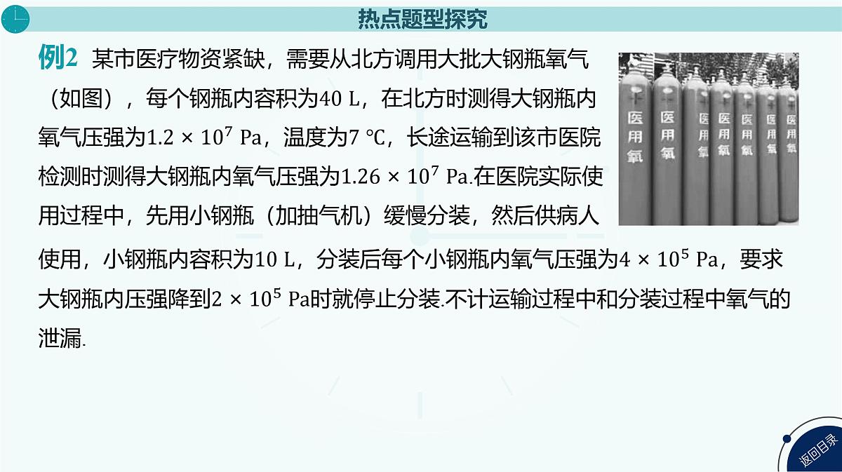 2025年高中物理复习配套课件 专题二十四 气体实验定律的综合应用第7页