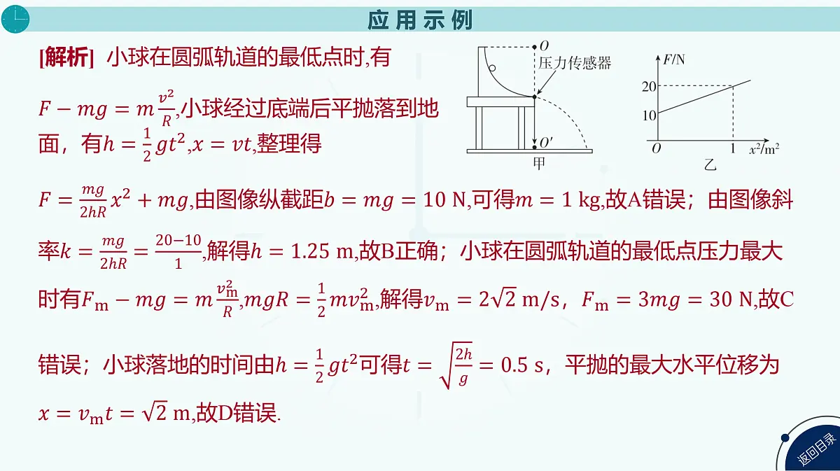 2025年高中物理高考复习配套课件 增分微课2 平抛运动与圆周运动的综合问题第5页