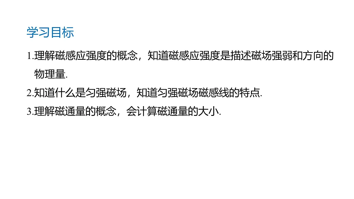 物理人教版（2019）必修第三册13.2磁感应强度　磁通量课件第2页