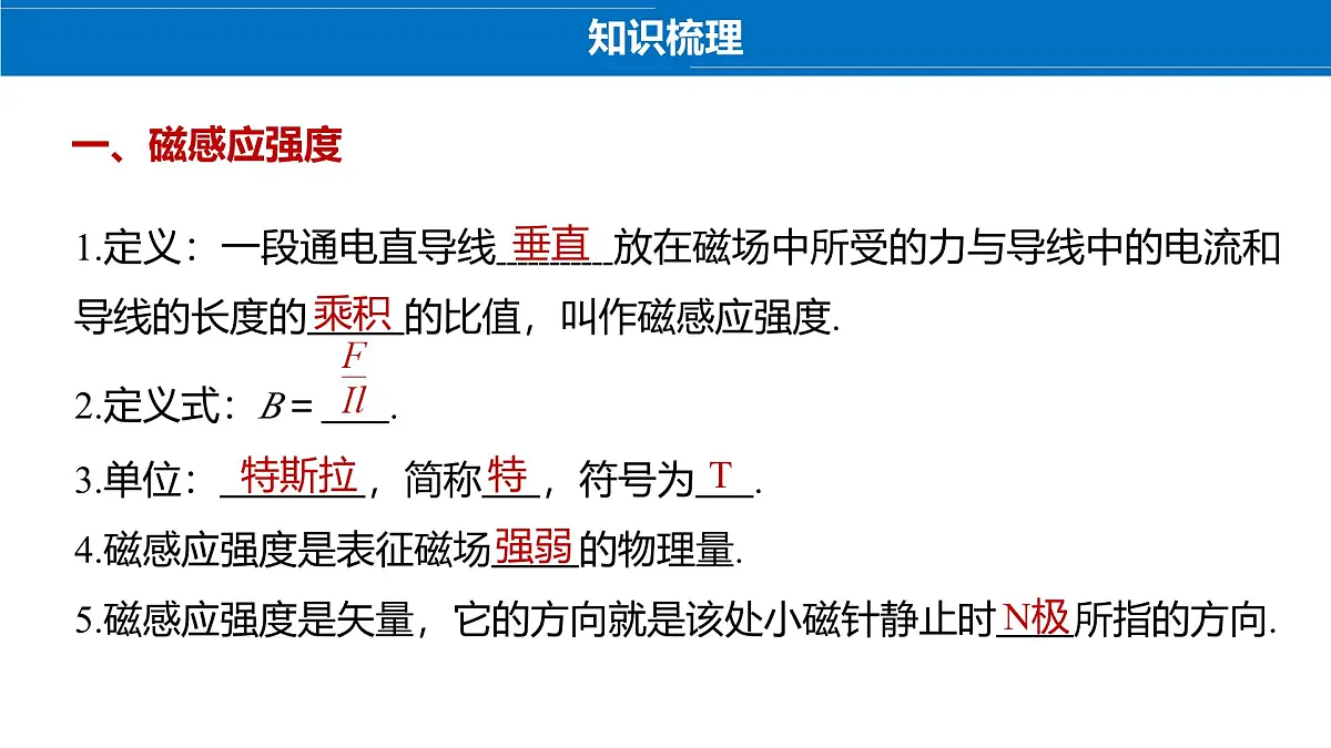 物理人教版（2019）必修第三册13.2磁感应强度　磁通量课件第3页