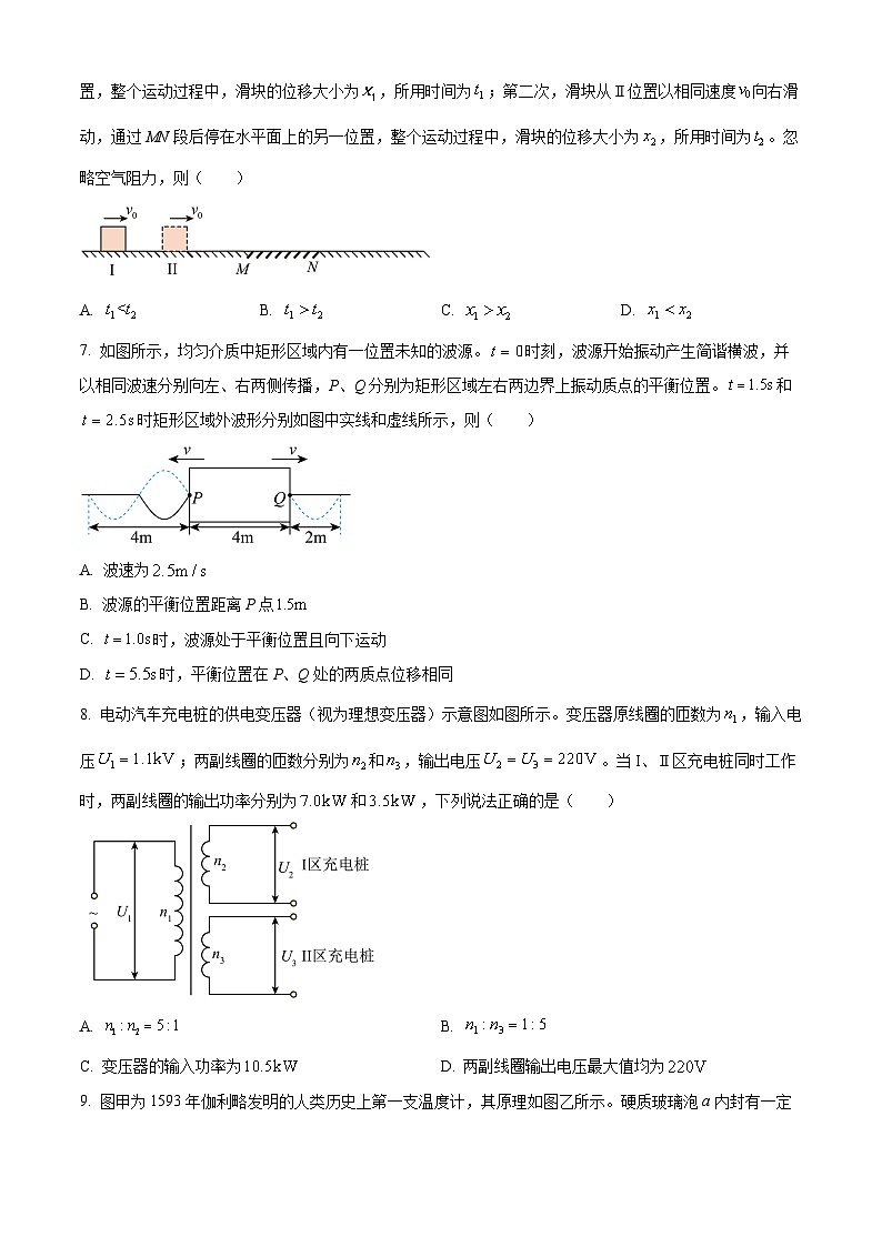 2025年高考真题——物理（云南卷） Word版无答案第3页