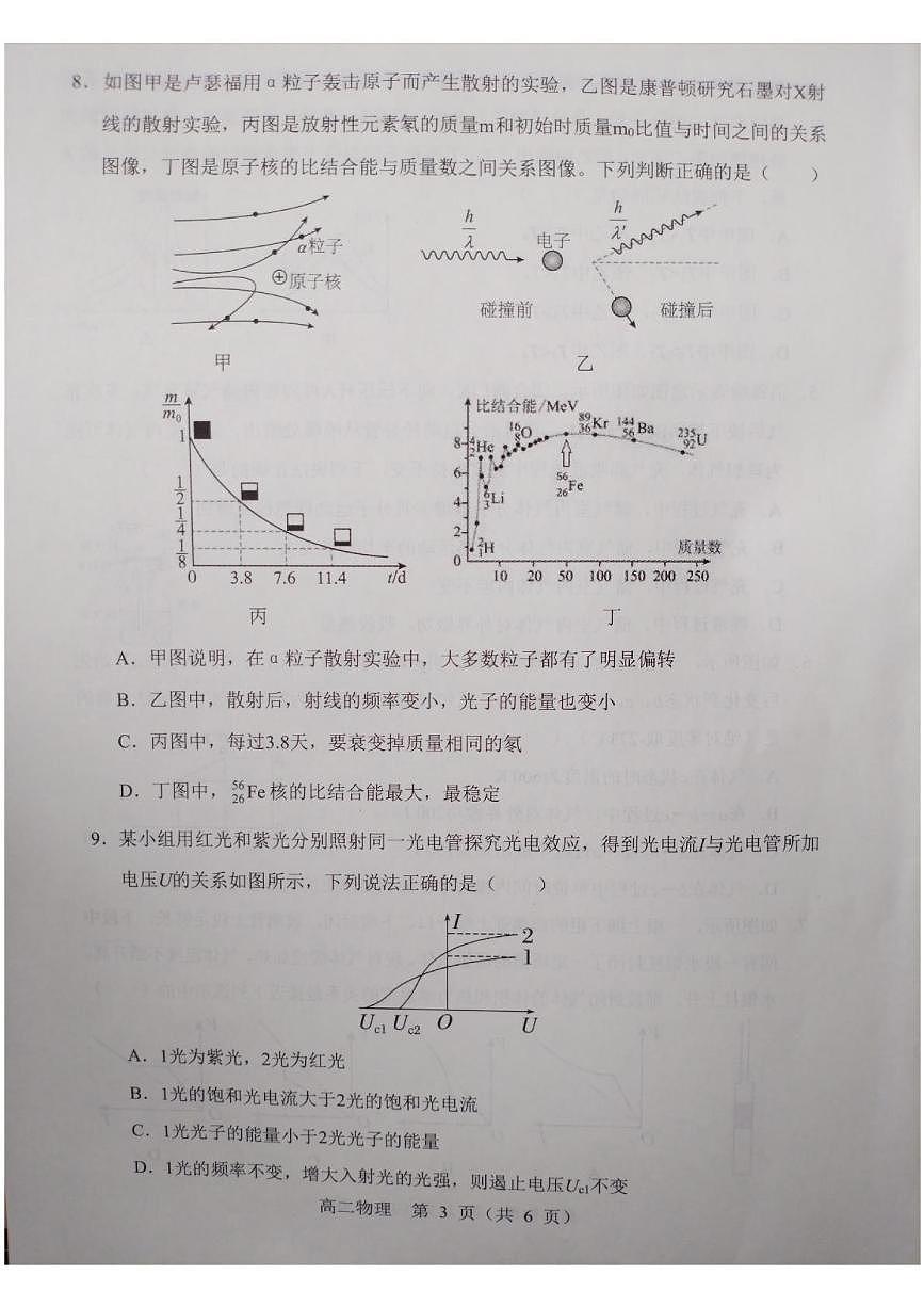 辽宁省重点高中沈阳市郊联体2024-2025学年高二下学期期中考试物理试题第3页