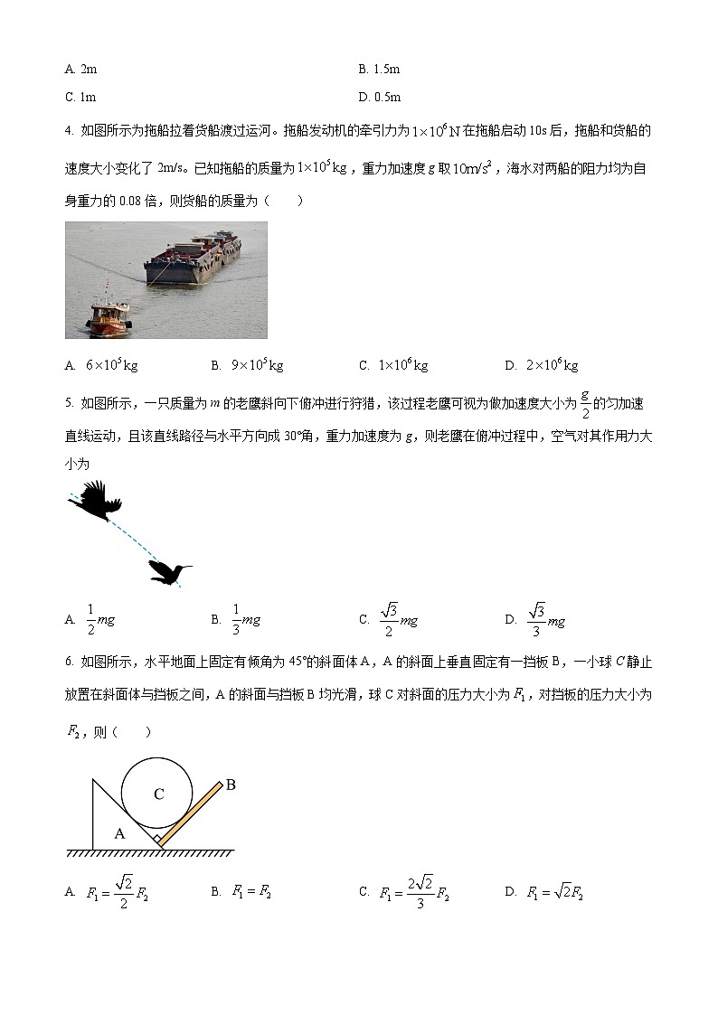 宁夏吴忠市同心县四校联考2024-2025学年高一上学期期末考试物理试题第2页