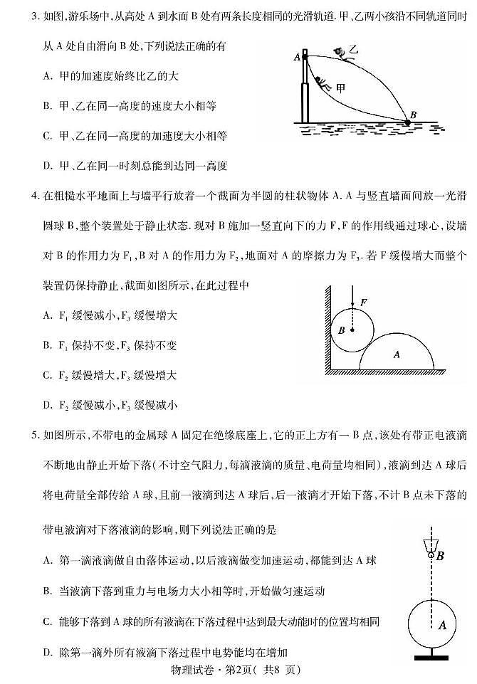 高三物理二模第2页