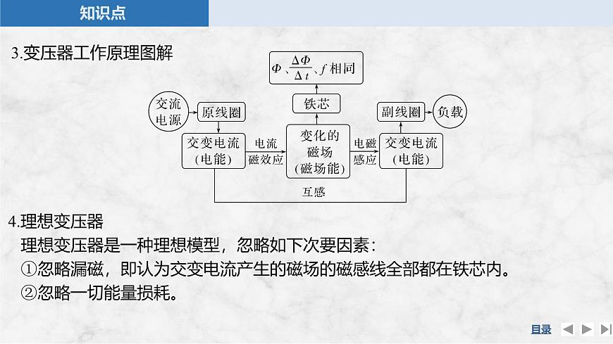 2024-2025学年物理教科版（2019）选择性必修第二册 3.3变压器 课件第8页