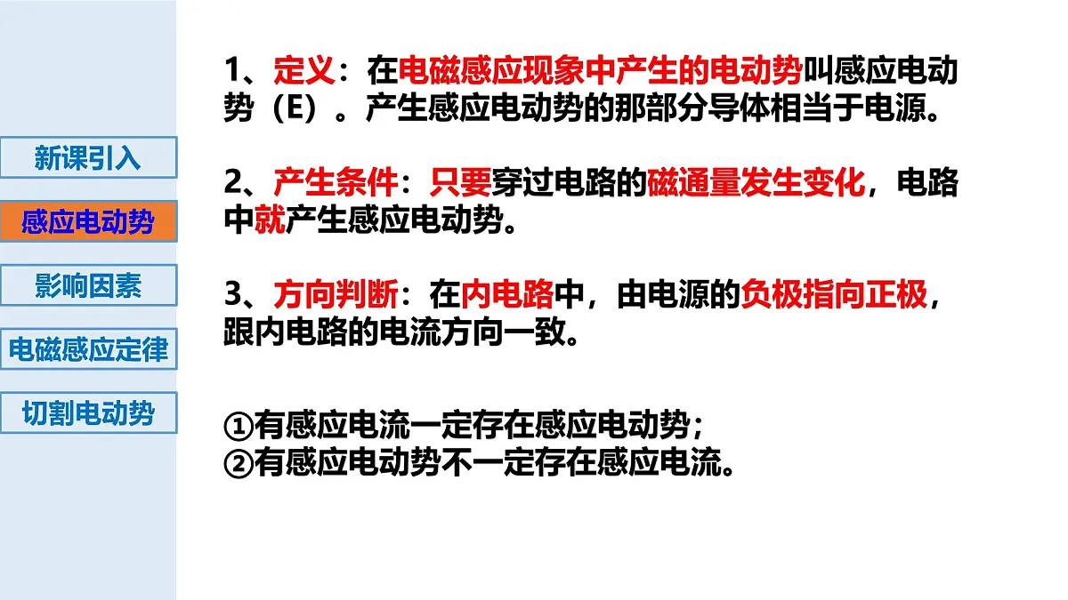 2024-2025学年物理教科版（2019）选择性必修第二册 2.2法拉第电磁感应定律 课件第4页