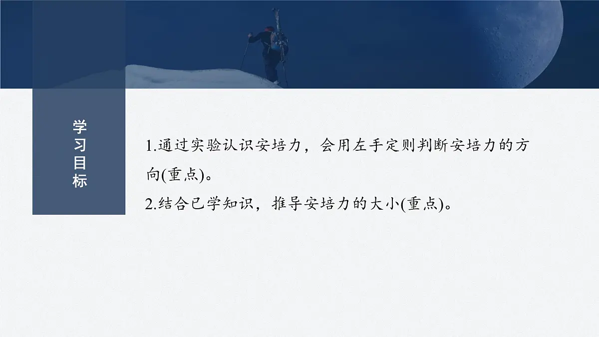 2024-2025学年物理教科版（2019）选择性必修第二册 1.1安培力 课件第2页