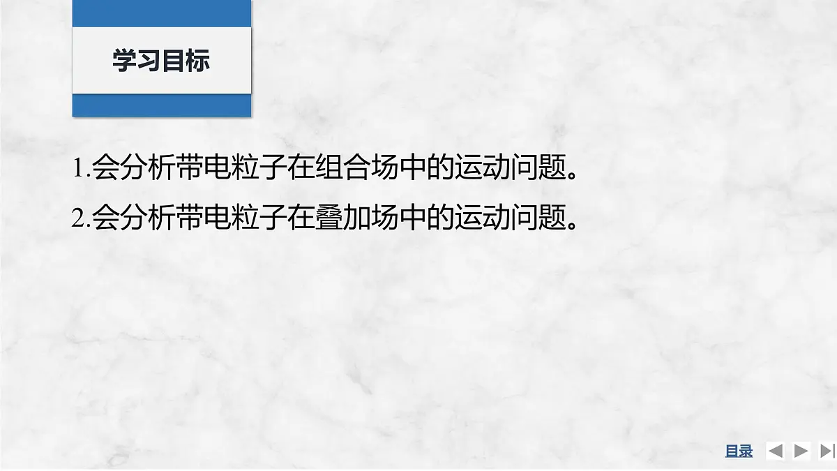 2024-2025学年物理教科版（2019）选择性必修第二册 第1章 磁场对电流的作用 专题提升四 带电粒子在复合场中的运动 课件第2页