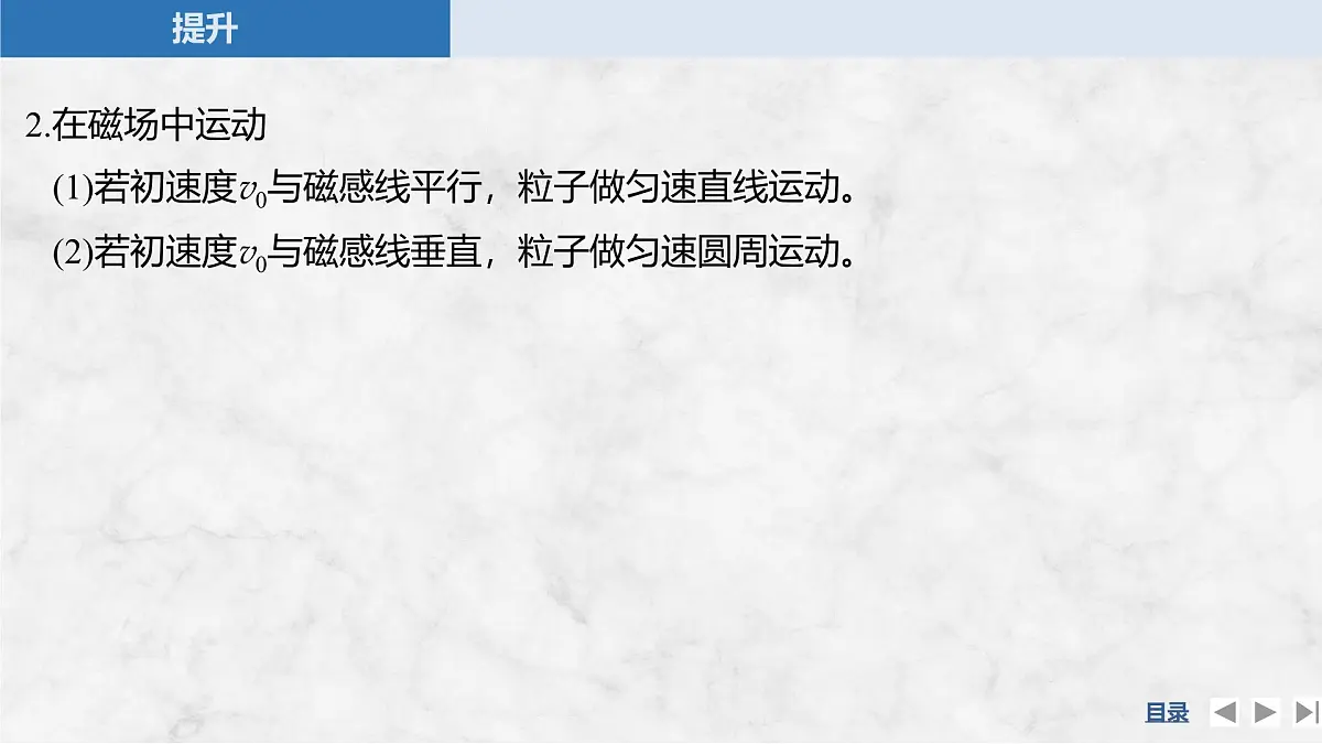 2024-2025学年物理教科版（2019）选择性必修第二册 第1章 磁场对电流的作用 专题提升四 带电粒子在复合场中的运动 课件第6页