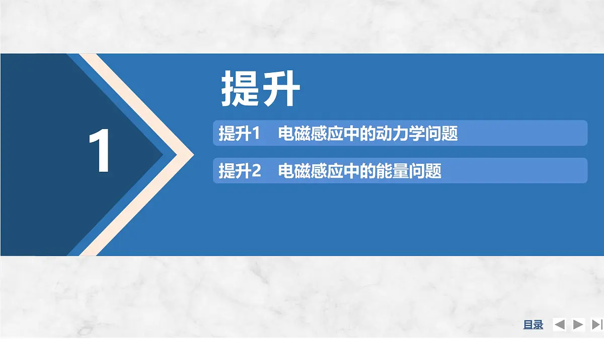 2024-2025学年物理教科版（2019）选择性必修第二册 第2章 电磁感应及其应用 专题提升七 电磁感应中的动力学和能量问题 课件第4页
