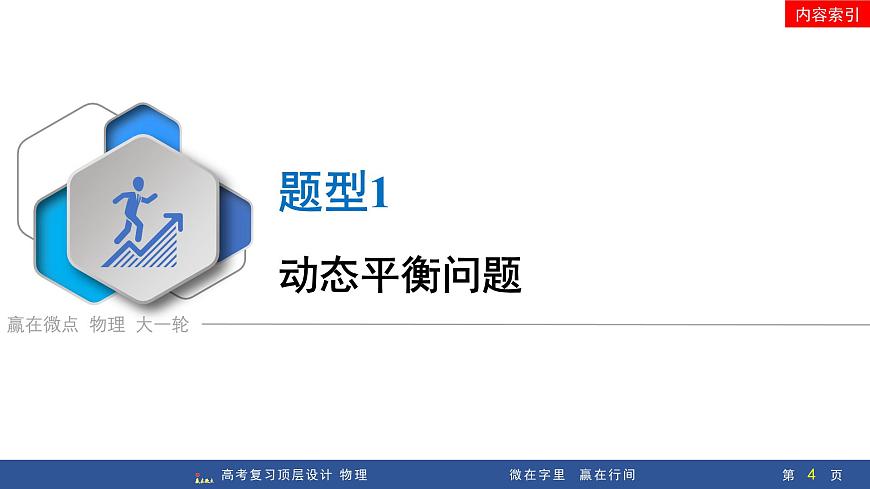 专题提升三　动态平衡问题　平衡中的临界和极值问题第4页