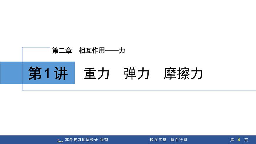 第1讲　重力　弹力　摩擦力第4页