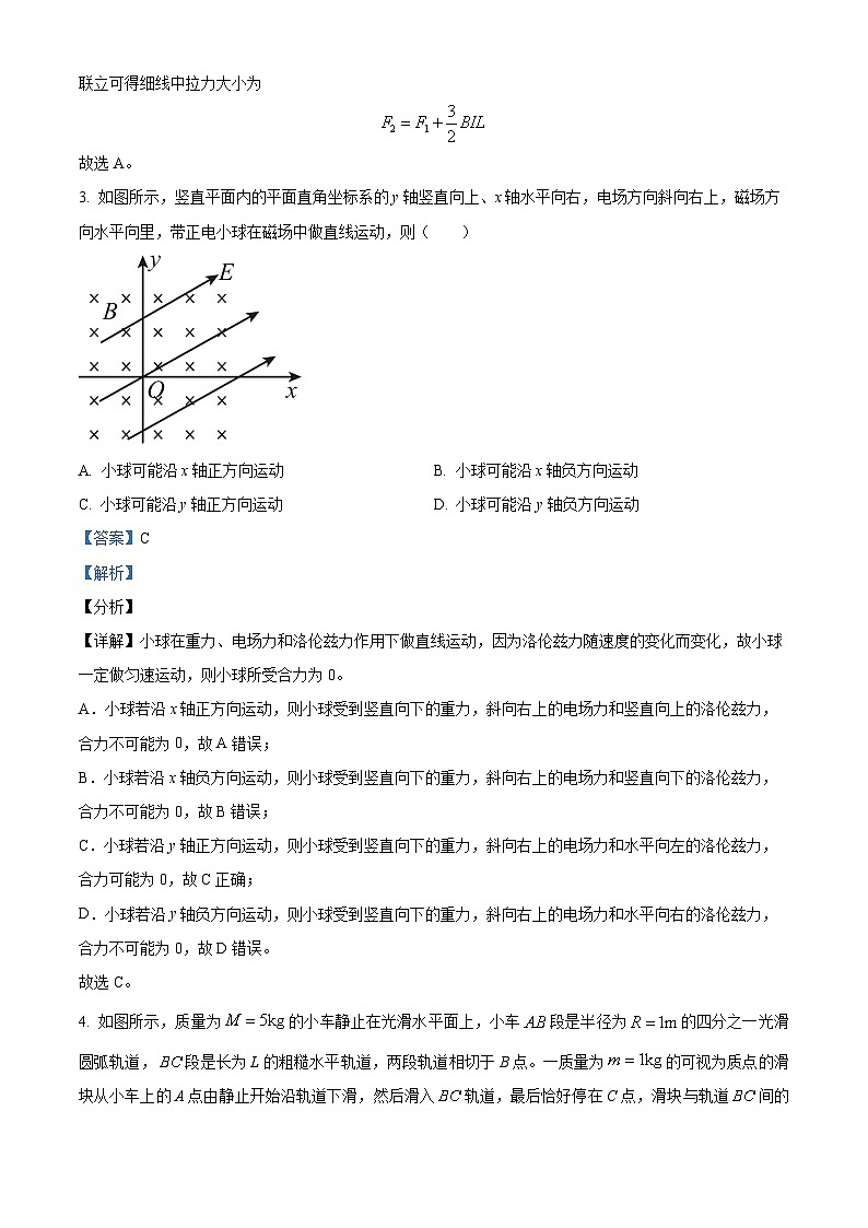 精品解析：湖南省常德市石门县第一中学2023-2024学年高二下学期期末考试物理试题（解析版）第3页
