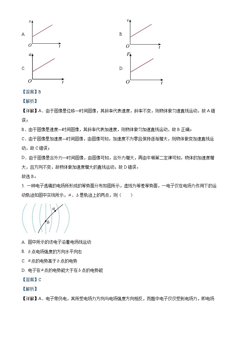 精品解析：湖南省益阳市安化县两校联考2023-2024学年高二下学期7月期末物理试题（解析版）第3页
