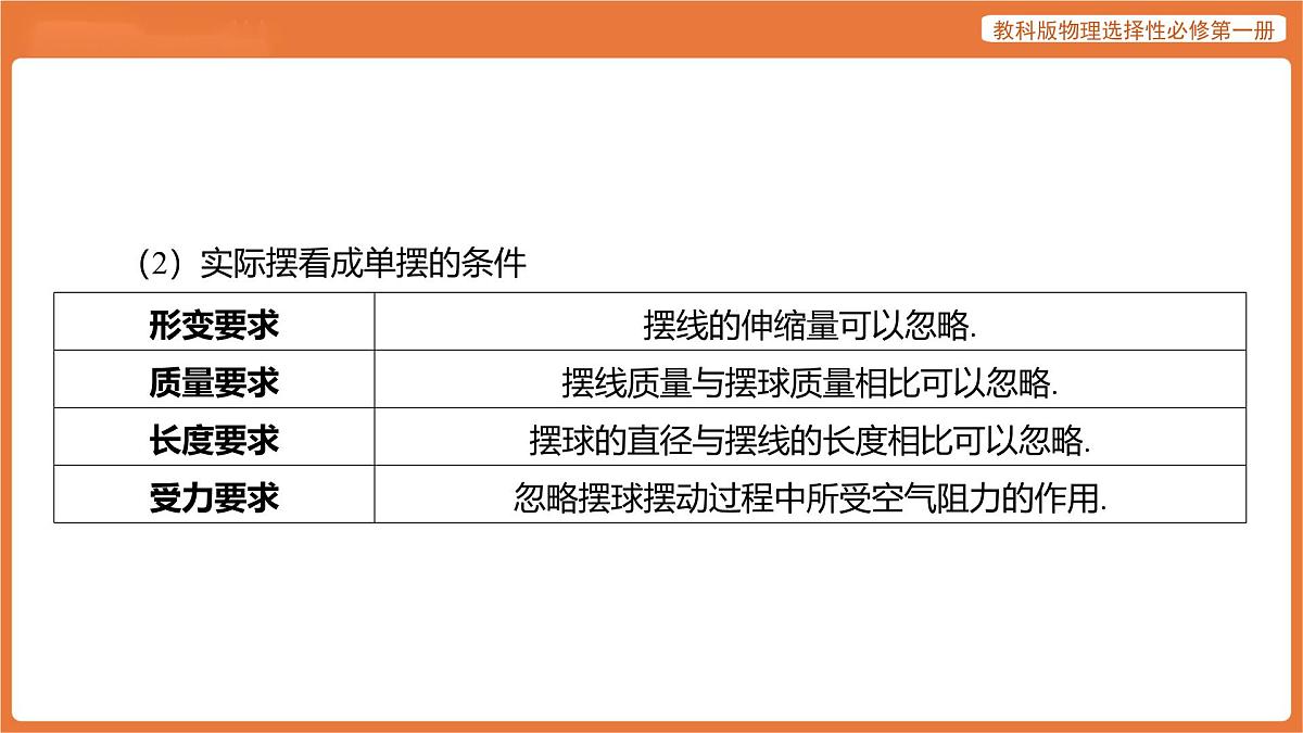 第3节 单摆 课件 高中物理教科版选择性必修第一册第5页