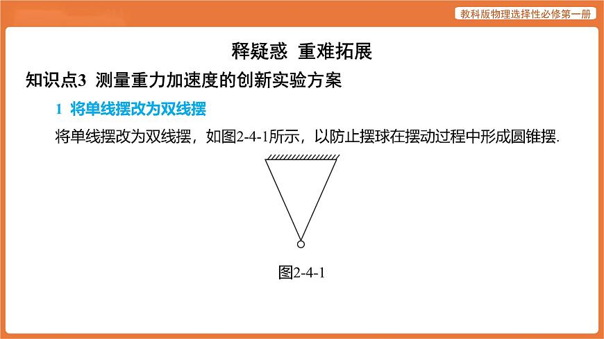 第4节 实验_用单摆测量重力加速度 课件 高中物理教科版选择性必修第一册第6页