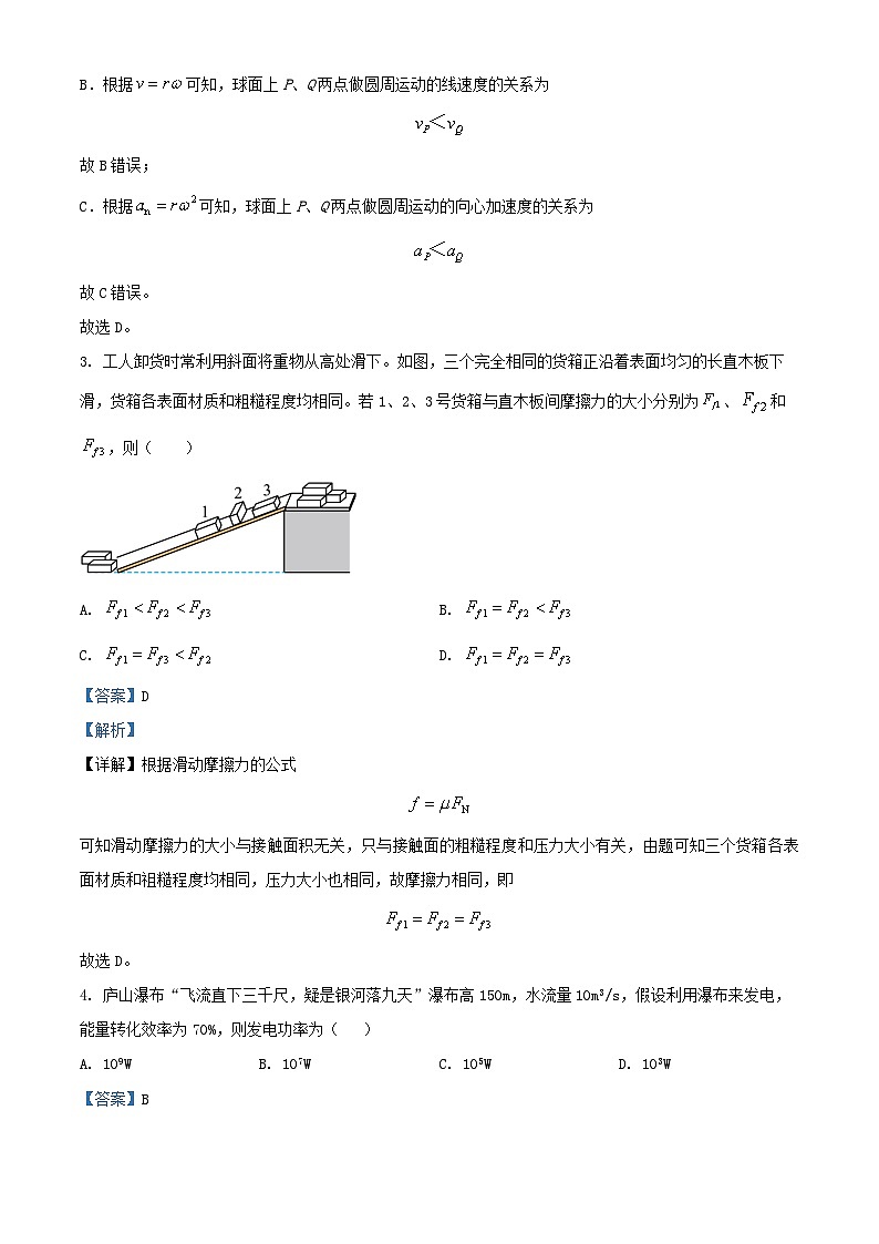 重庆市2024_2025学年高三物理上学期10月月考试题含解析第2页