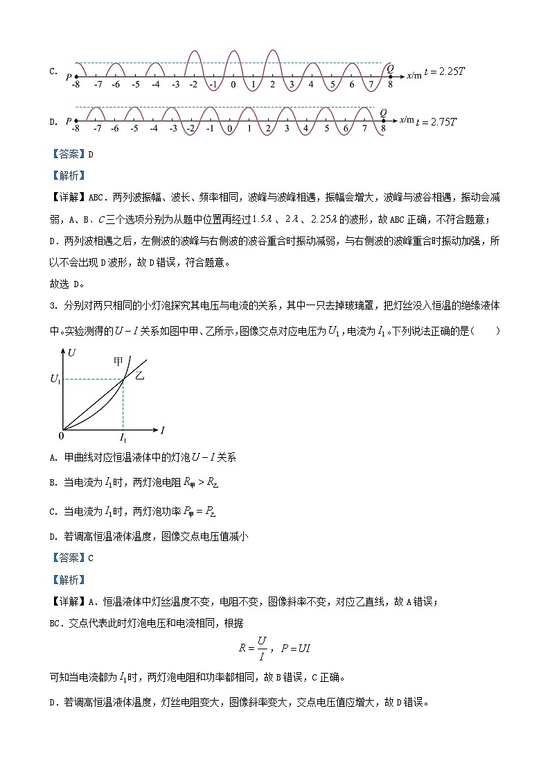 河北省2024_2025学年高三物理上学期期中测试试卷含解析第2页