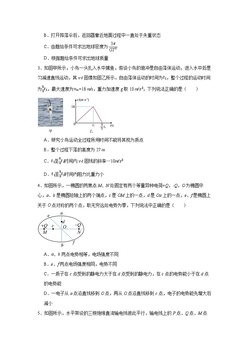 荆州中学2024-2025学年高二下学期6月月考物理试题第2页