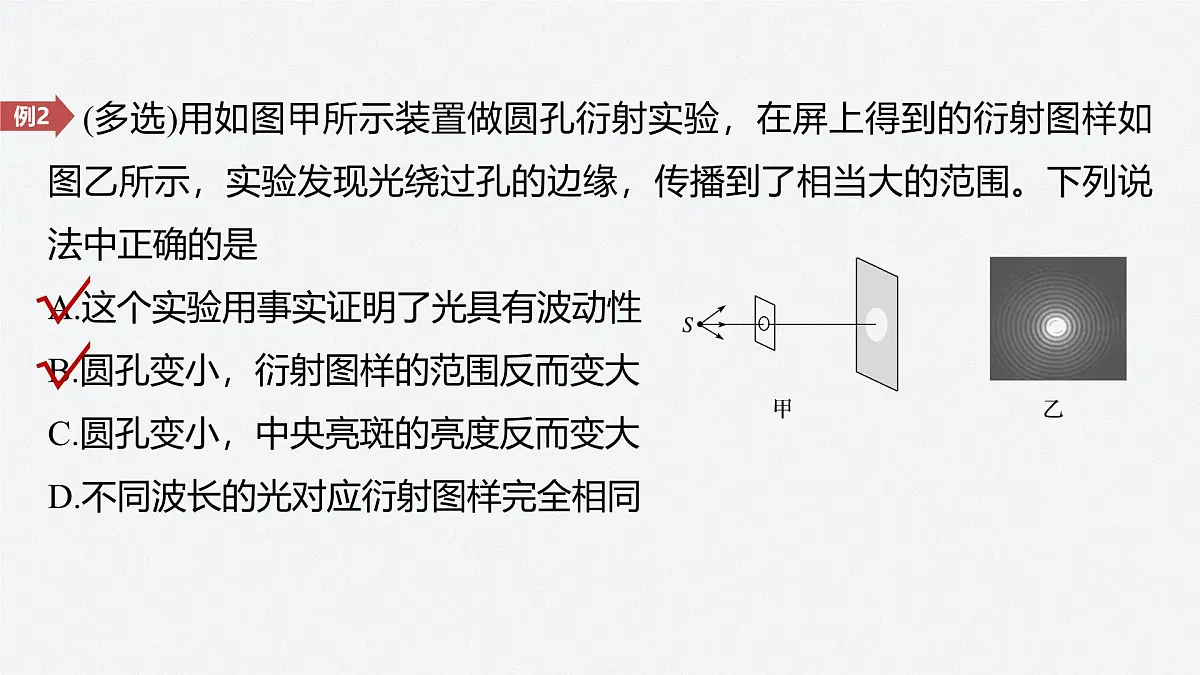 2024-2025学年物理鲁科版（2019）选择性必修第一册 第5章 光的干涉、衍射和偏振 章末素养提升 课件第8页