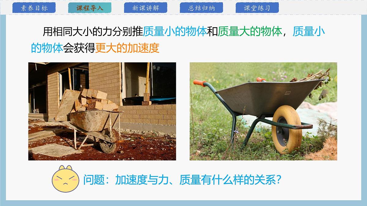 4.2+实验：探究加速度与力、质量的关系+课件 2025学年高一上学期物理人教版必修第一册第5页