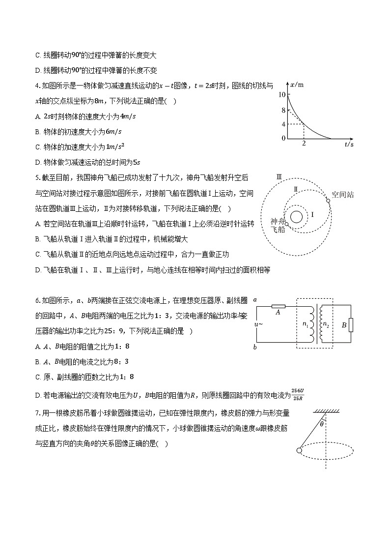 2025年甘肃省高考物理压轴试卷（一）（选择性）第2页
