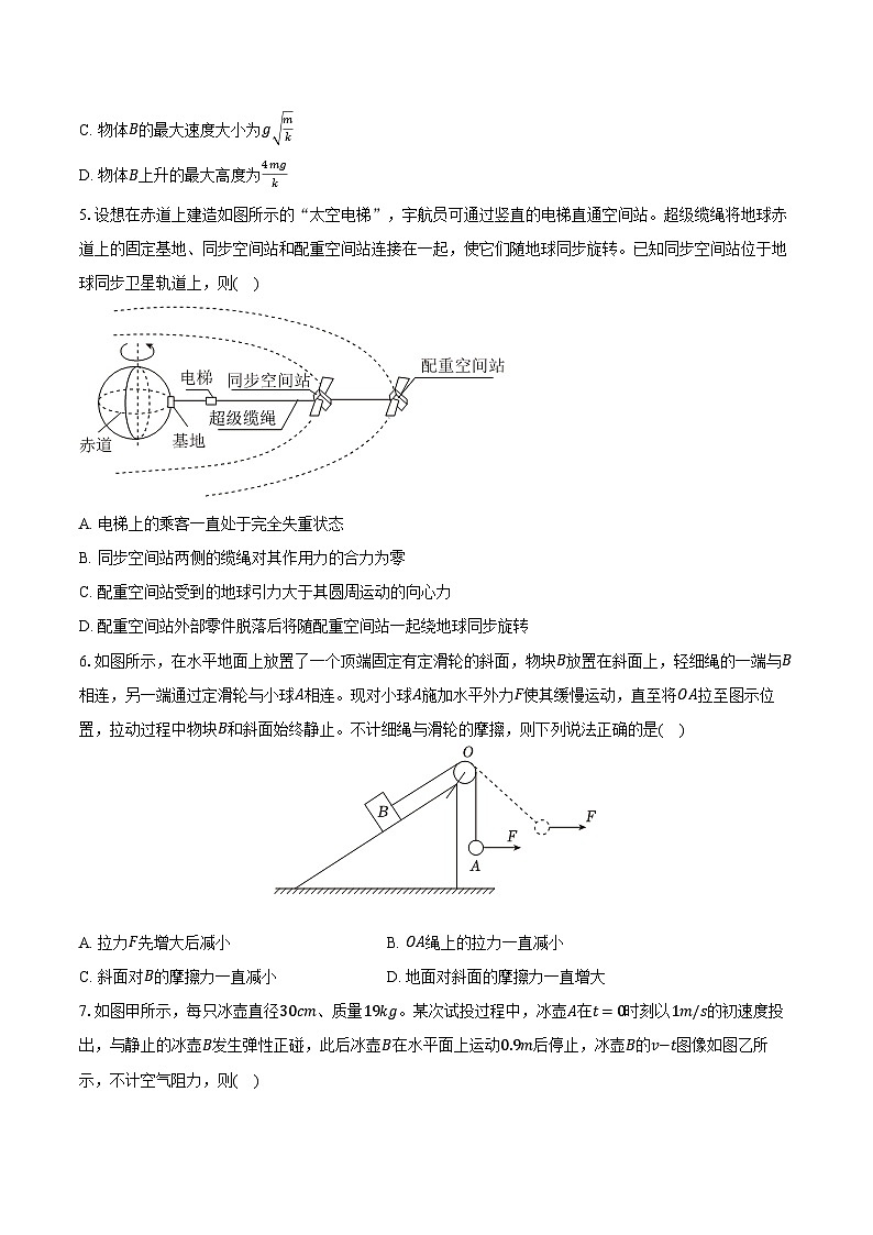 2025年安徽省高考物理考前冲刺试卷第2页