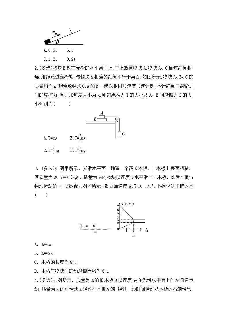 专题14：连接体、板块问题 专项训练 -2026届高考物理一轮复习备考第2页