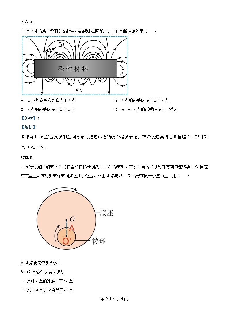2025年高考江苏卷物理真题（解析版）第2页