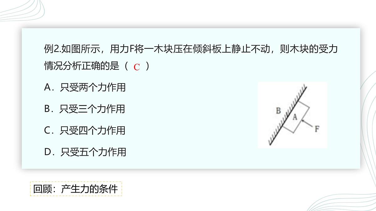人教版（2019）高中物理必修一第三章期末重点串讲课件第8页