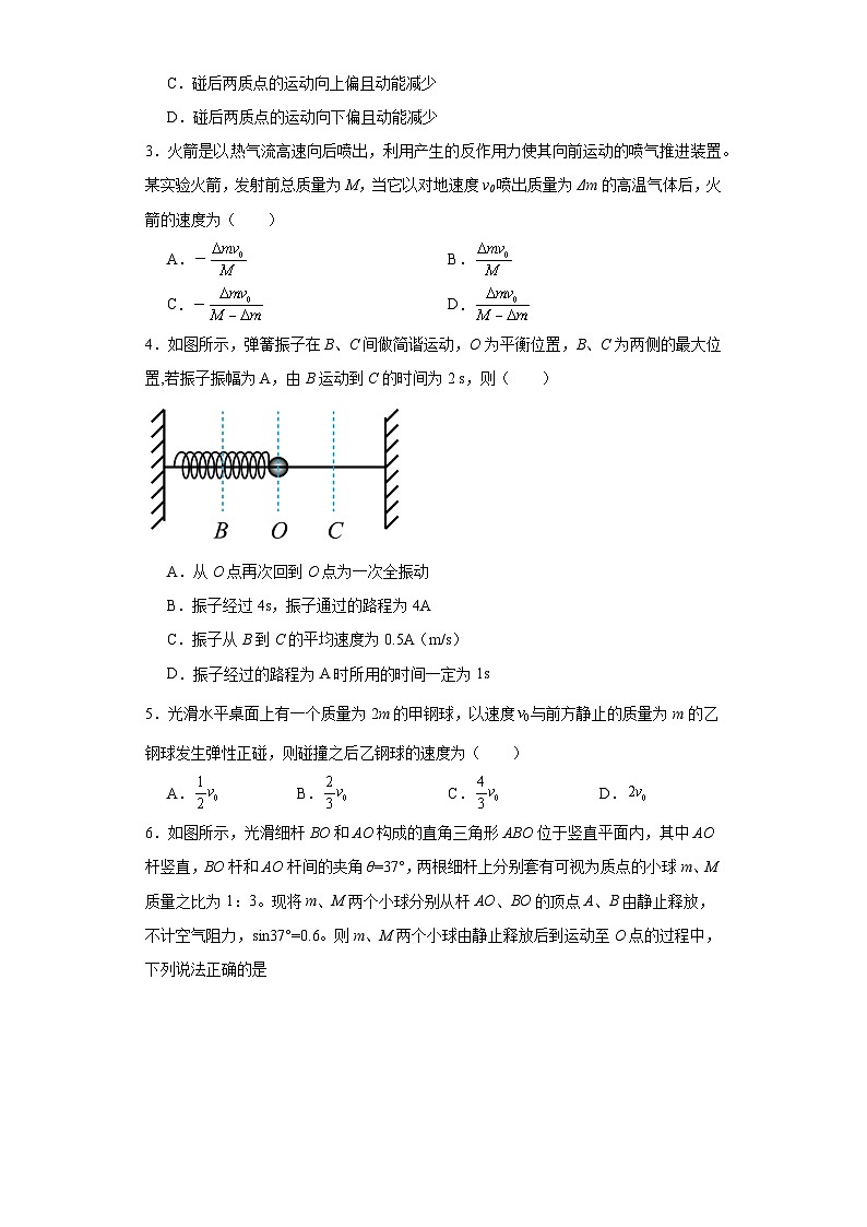 2024-2025学年物理鲁科版（2019）选择性必修第一册 模块综合检测试卷 （含解析）第2页