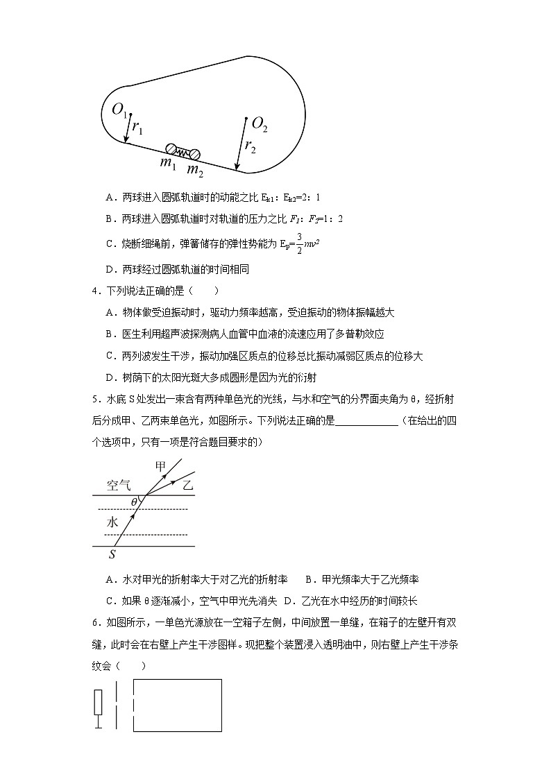 2024-2025学年物理鲁科版（2019）选择性必修第一册 全册过关综合性考试C卷（含解析）第2页