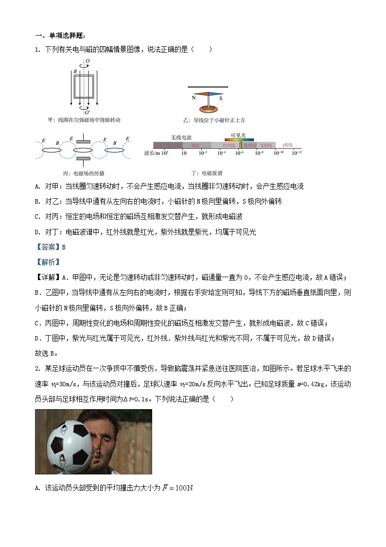 湖南省名校联考2024_2025学年高二物理上学期期中试卷含解析第1页