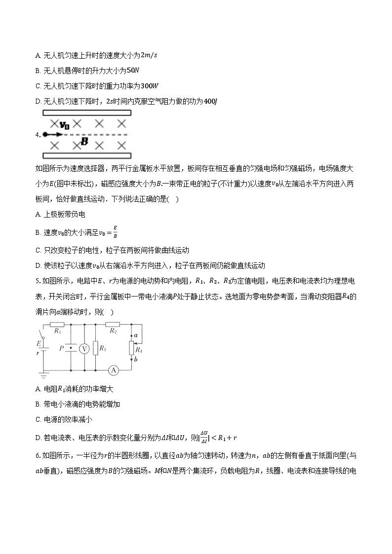 河南省高级中学2024-2025学年高二（下）期中物理试卷（5月）第2页