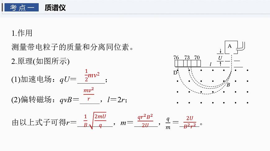 2026高考物理大一轮复习-第一十一章-第61课时洛伦兹力与现代科技【课件】第4页