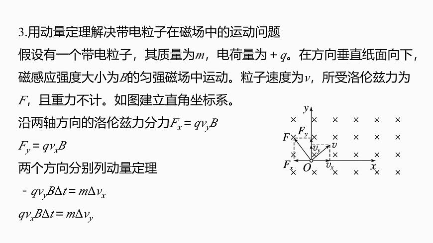2026高考物理大一轮复习-第一十一章-第64课时专题强化：复合场中的摆线问题动量定理在磁场中的应用【课件】第8页