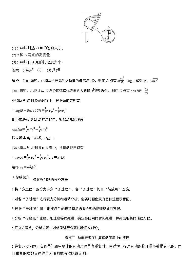 2026高考物理一轮复习-第六章-第28课时-动能定理在多过程问题中的应用-专项训练【含答案】第2页
