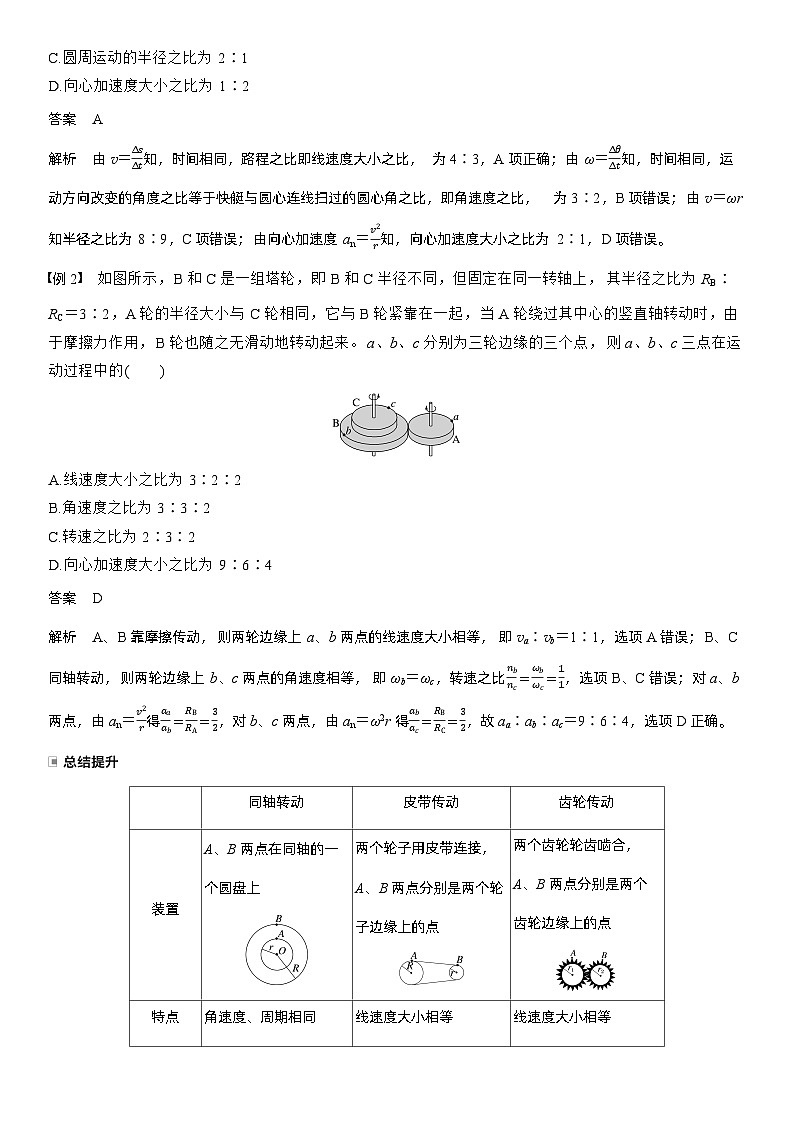 2026高考物理一轮复习-第四章-第20课时-圆周运动-专项训练【含答案】第2页