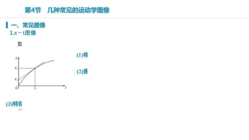 2026届高考物理一轮复习课件+1.4+运动学图像问题第2页