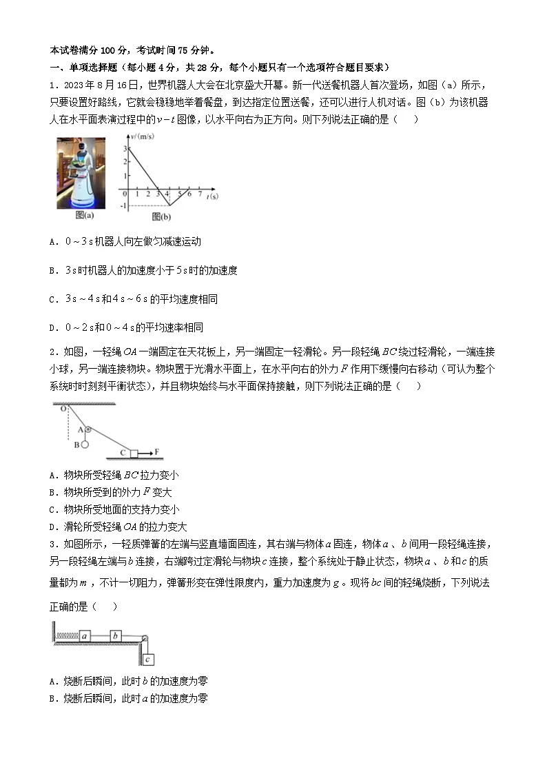 四川省成都市2024_2025学年高三物理上学期12月月考试题第1页